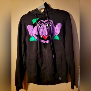 Kryptic Sesame Street collab Count Von Count Hoodie XL